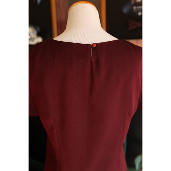 Vintage 90s Norton McNaughton Whimsigoth 2 Piece Midi Skirt & Shirt Set Size PS - Picture 14 of 16